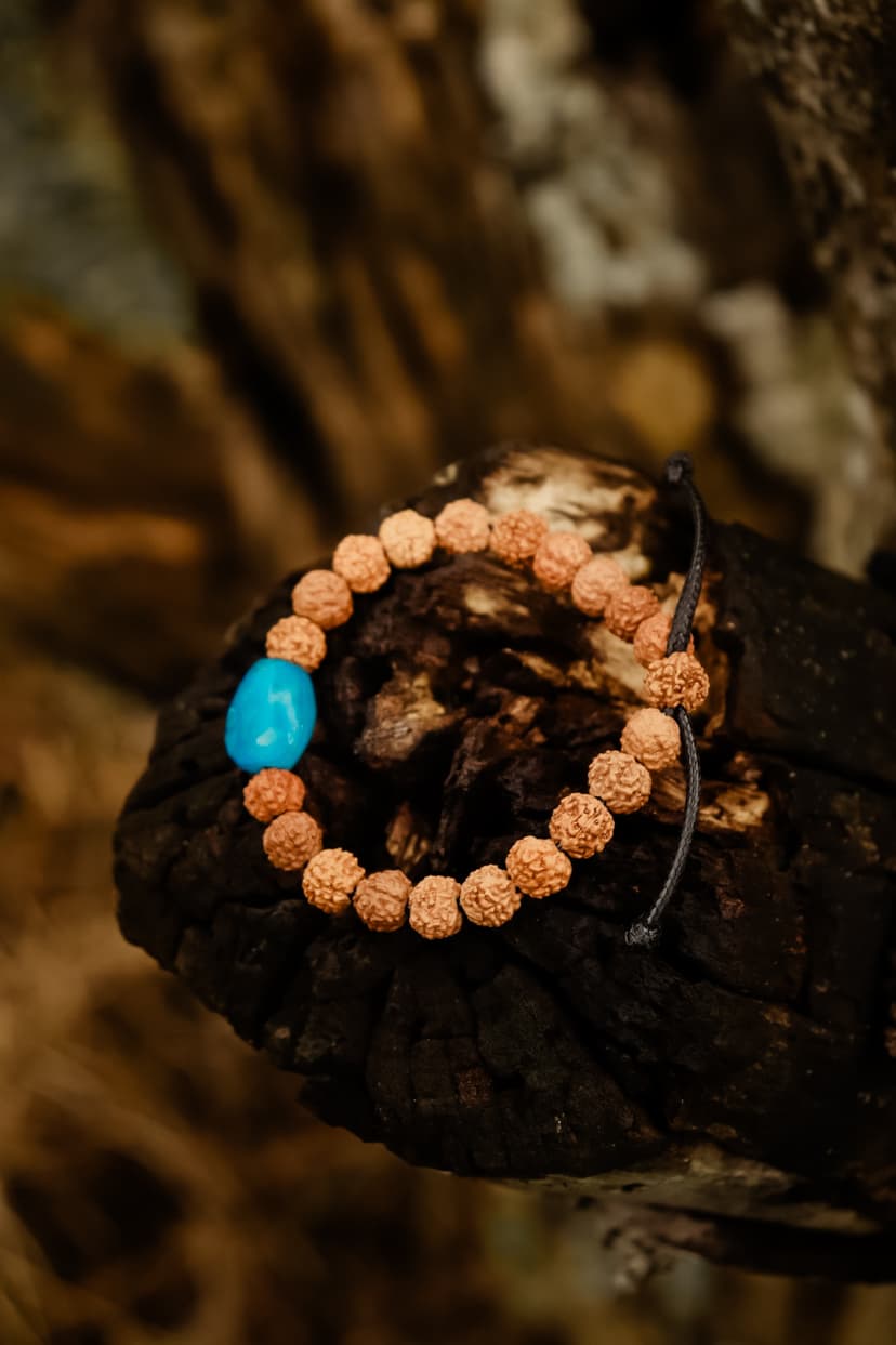 Sigur.id Epoxy Resin Woodcraft - Rudraskha | Accessories Gelang